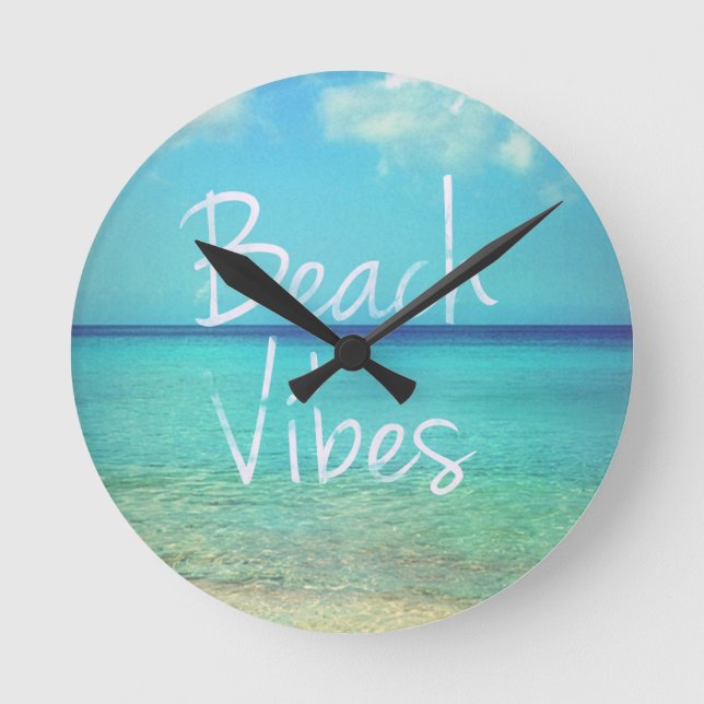 Reloj Redondo Mediano Beach vibes (Anverso)