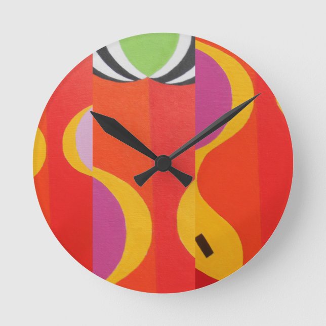 Reloj Redondo Mediano Beautiful and Vibrant Colors! Round Clock (Anverso)
