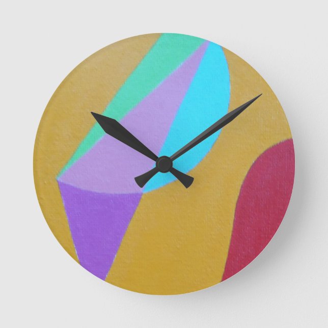 Reloj Redondo Mediano Beautiful and Vibrant Colors! Round Clock (Anverso)