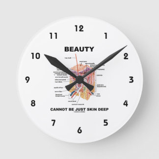 Reloj Redondo Mediano Beauty Cannot Be Just Skin Deep (Skin Layers)