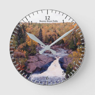 Reloj Redondo Mediano Beaver River Falls clock