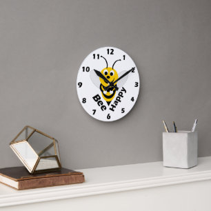 Reloj Redondo Mediano Bee Design Wall Clock