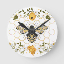 Bee Wall Clock