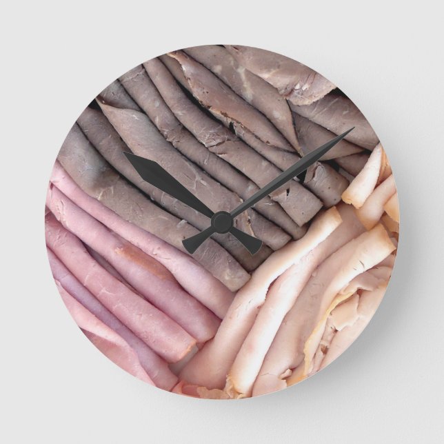 Reloj Redondo Mediano Beef Ham Turkey Platter (Anverso)