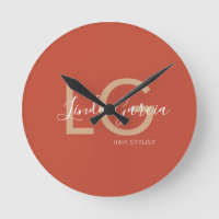  Beige Monogrammed, Naranja quemado con estilo de 