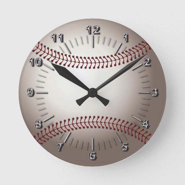 Reloj Redondo Mediano béisbol (bola) (Anverso)