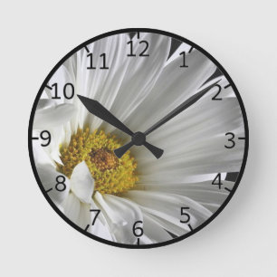 Reloj Redondo Mediano Bella Daisy Detallado