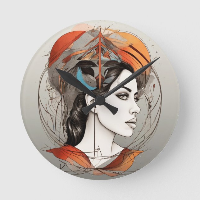 Reloj Redondo Mediano belleza revelada (Anverso)