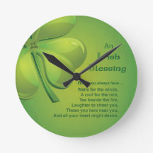 Bendiciones irlandesas Green Shamrock, Celtic