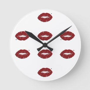 Reloj Redondo Mediano Besos para mi bebé