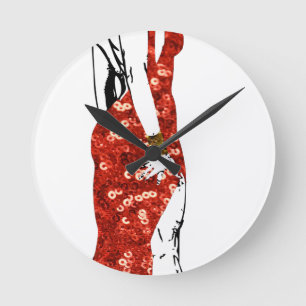 Reloj Redondo Mediano bettie pin up