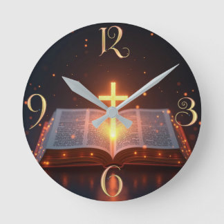 Reloj Redondo Mediano Biblia