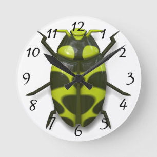 Reloj Redondo Mediano Bicho de insectos lindo