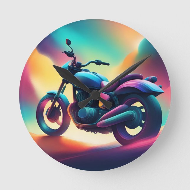 Reloj Redondo Mediano bicicleta (Anverso)