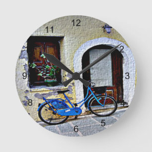 Reloj Redondo Mediano Bicicleta