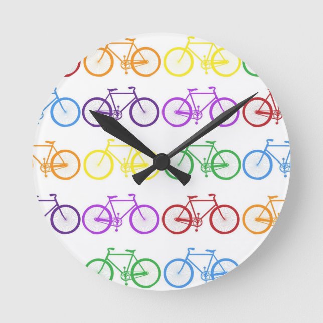 Reloj Redondo Mediano bicicleta (Anverso)