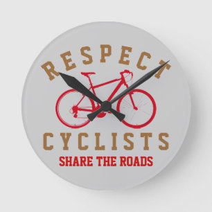 Reloj Redondo Mediano bicicleta - ciclismo + bicicleta