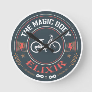 Reloj Redondo Mediano Bicicleta, Magic Body Elixir