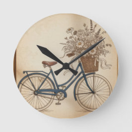 Reloj Redondo Mediano bicicleta vintage