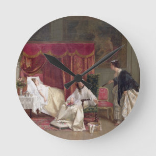 Reloj Redondo Mediano Bienvenida al visitante, 1867 (aceite sobre lienzo