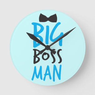 Reloj Redondo Mediano Big Boss man design NP