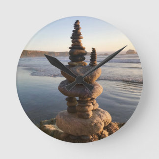 Reloj Redondo Mediano Big Sur Rock Art clock