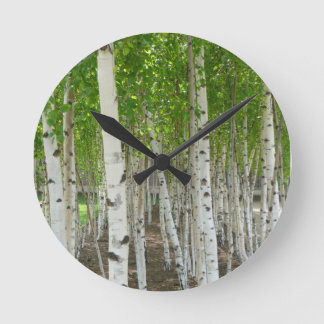 Reloj Redondo Mediano Birch Tree Clock
