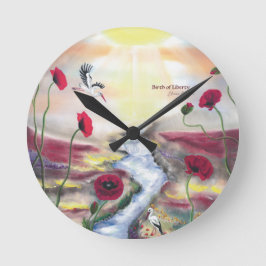 Reloj Redondo Mediano Birth of Liberty