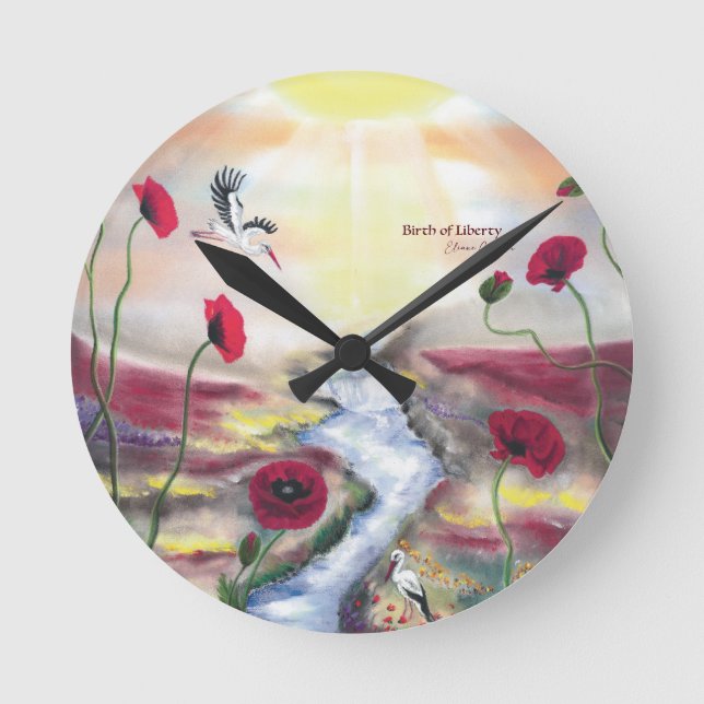 Reloj Redondo Mediano Birth of Liberty (Anverso)