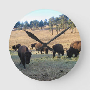 Reloj Redondo Mediano Bison de Colorado