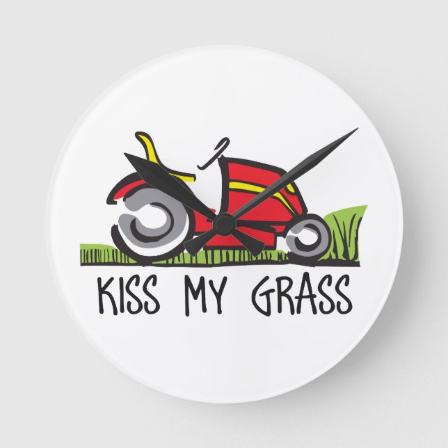 RELOJ REDONDO MEDIANO BISS MY GRASS (Anverso)