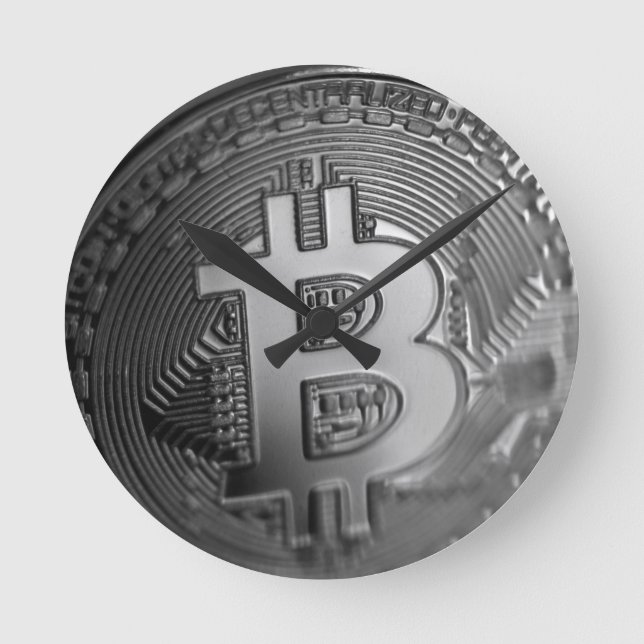 Reloj Redondo Mediano Bitcoin 16 (Anverso)