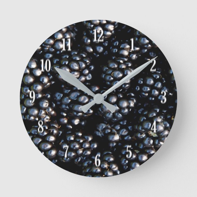 Reloj Redondo Mediano Blackberries (Anverso)