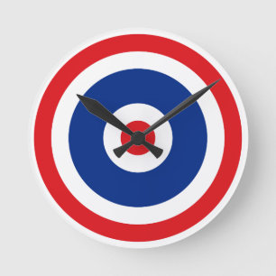 Reloj Redondo Mediano Blanco tailandesa de Roundel de la bandera