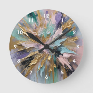 Reloj Redondo Mediano Bloom cósmico