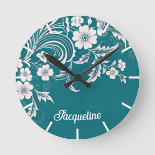 Reloj Redondo Mediano Blooms Verdant Encantados