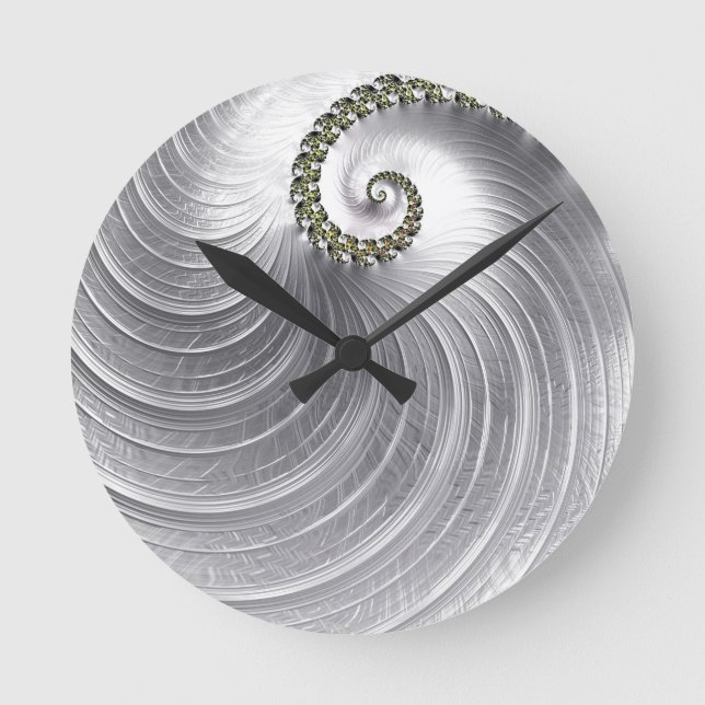 Reloj Redondo Mediano Bloques de pared todos los diseños originales (Anverso)