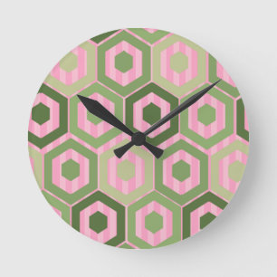 Reloj Redondo Mediano Bloques de primavera