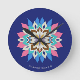 Reloj Redondo Mediano Blue Bayou