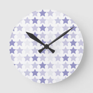 Reloj Redondo Mediano Blue Ombre Stars