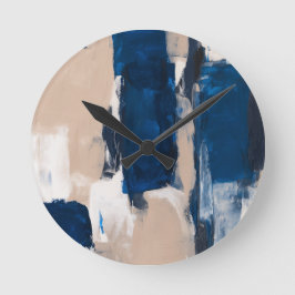 Reloj Redondo Mediano Blue Pulse of Stillness