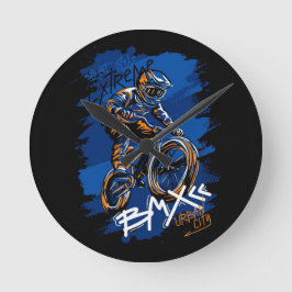 Reloj Redondo Mediano Bmx Bicycle Urban Graffiti streetwear 