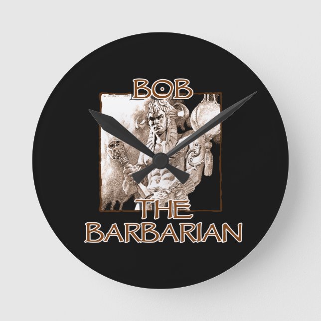 Reloj Redondo Mediano Bob, el bárbaro (Anverso)