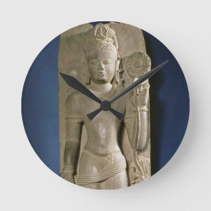 Reloj Redondo Mediano Bodhisattva Padmapani, Nalanda, Bihar, dinasta de