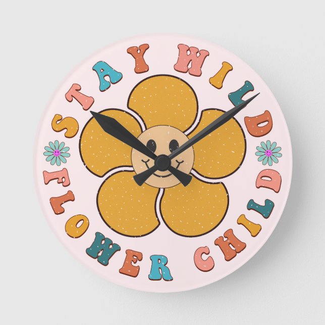 Reloj Redondo Mediano Boho (Anverso)