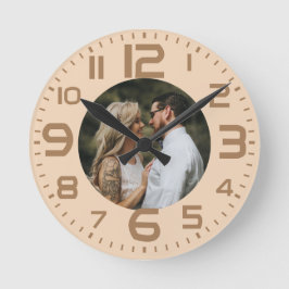 Reloj Redondo Mediano Boho agrega tu foto