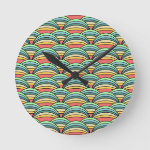 Reloj Redondo Mediano Boho Rainbows