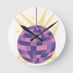 Reloj Redondo Mediano Bola de discoteca