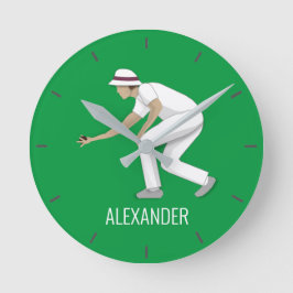 Reloj Redondo Mediano Bolas de jardín