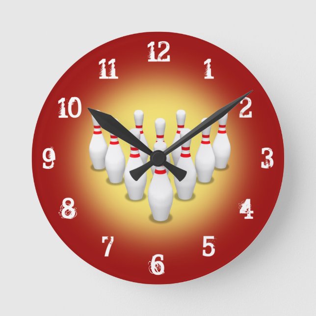 Reloj Redondo Mediano Bolas:Reloj de pared (Anverso)